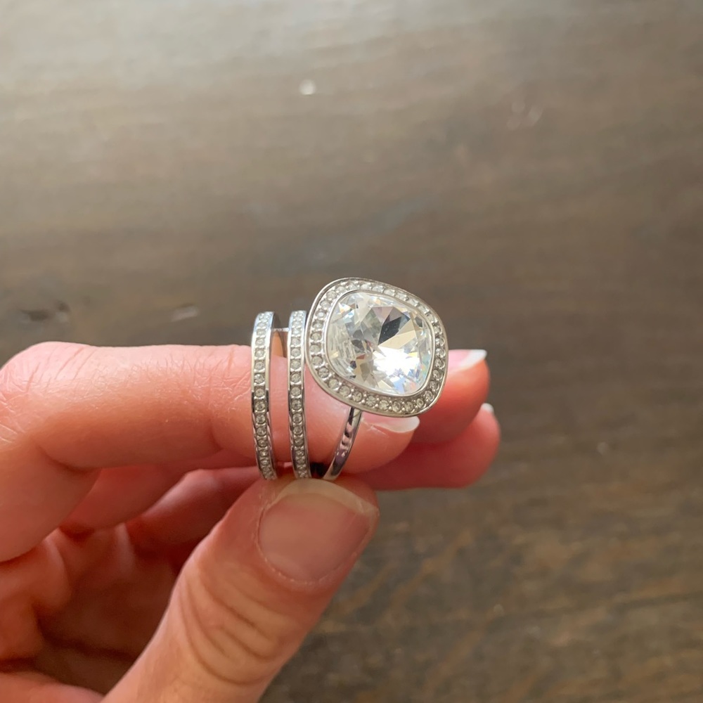 Swarovski ring set